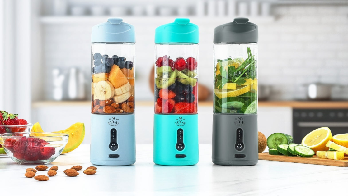 Zulay Kitchen 18 oz Personal Blender: Portable USB Rechargeable Smoothie Maker