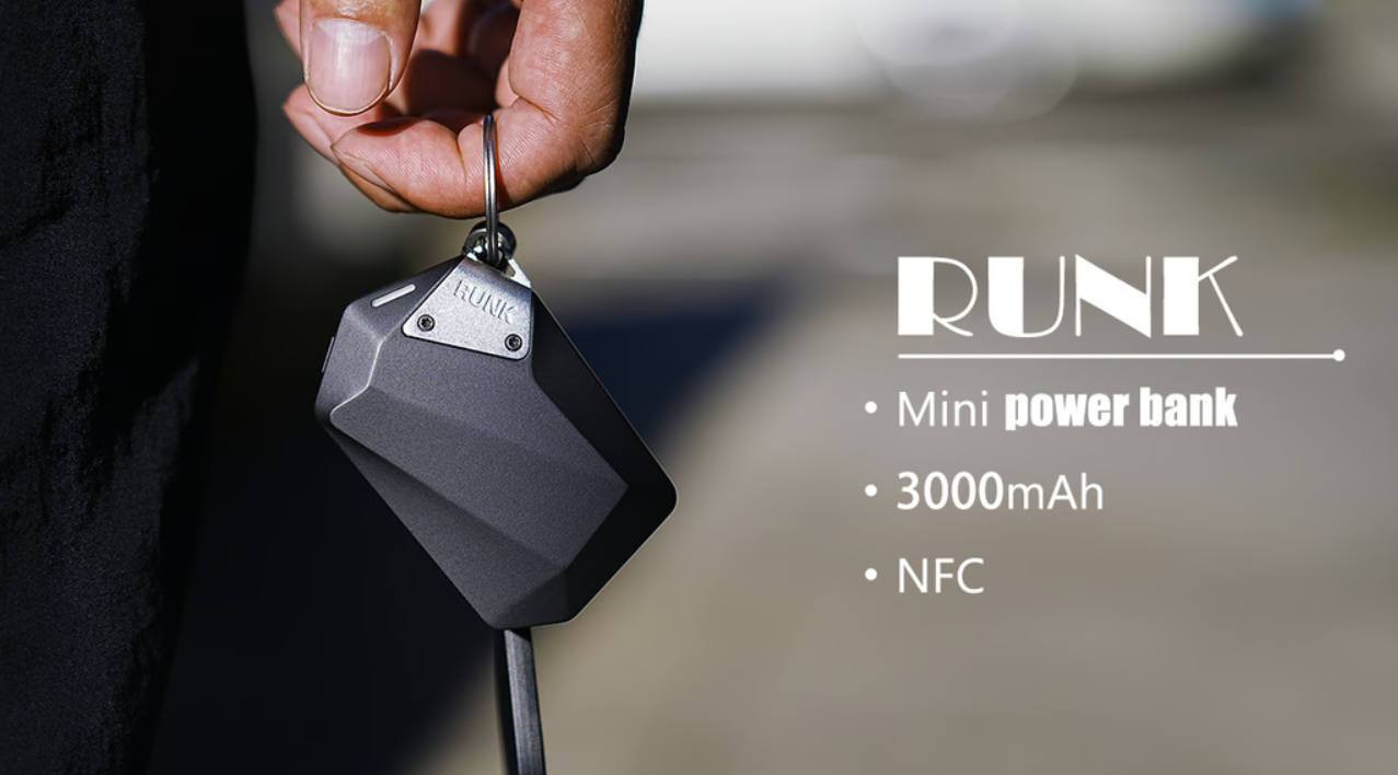 RUNK Portable Power Bank: Stylish and Compact Charging Solution