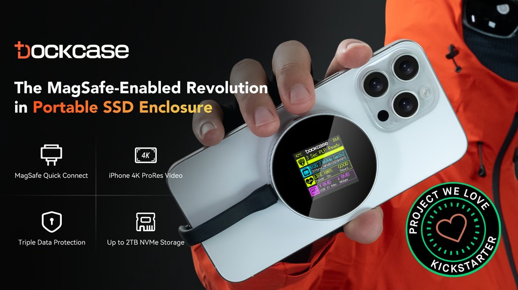 Dockcase Smart Magsafe M.2 NVMe SSD Enclosure: