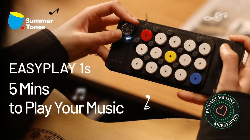 EASYPLAY 1s:Portable, Easy-to-Start Music Keyboard with&nbsp;MIDI