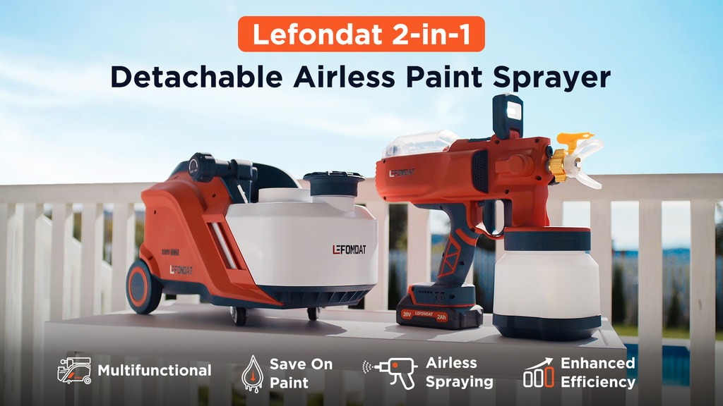 Maximize Painting Efficiency with Lefondat 2-In-1&nbsp;Sprayer