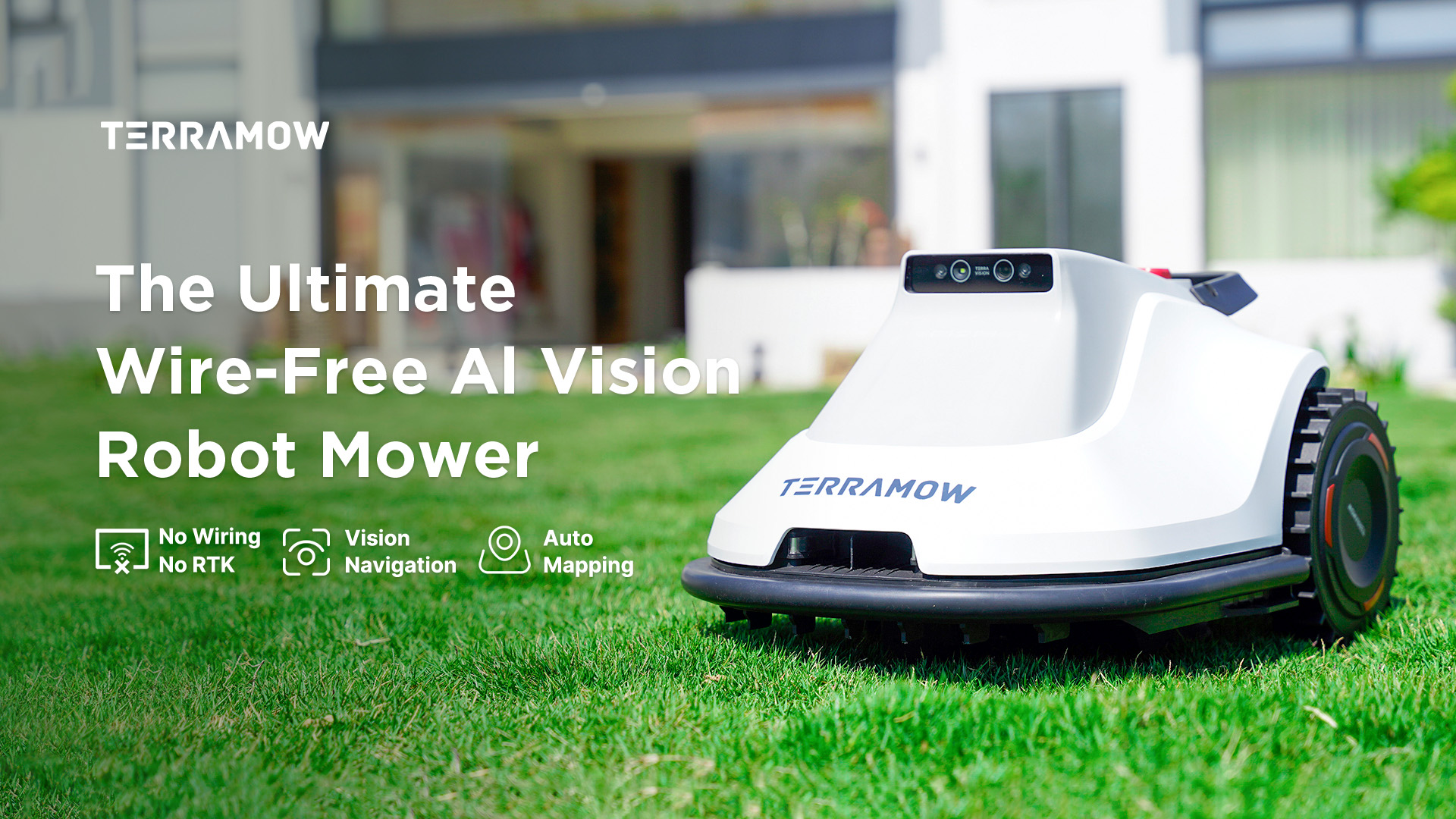 TerraMow: Ultimate Wire-Free AI Vision Robot Mower