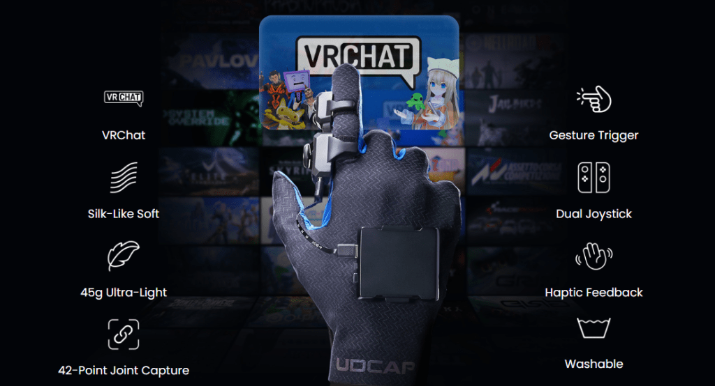 The Ultimate VR Experience: UDCAP Silk-Like VR Glove for&nbsp;SteamVR
