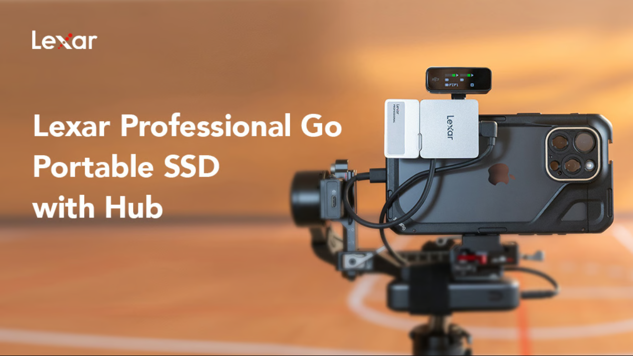 Lexar Professional Go Portable SSD with Hub: High-Speed Storage Solution