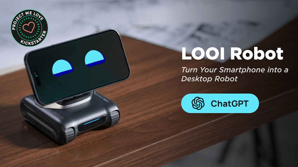 LOOI: Turn Your Smartphone into a Desktop&nbsp;Robot!